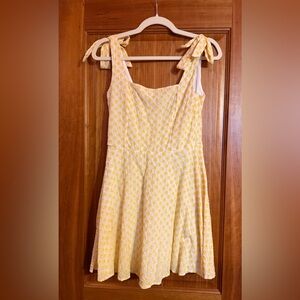 Miami Yellow Floral Mini Dress